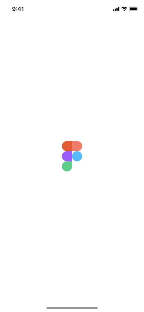 Figma — first screen